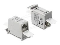 RJ45 Coupler Cat.6A jack to jack with du