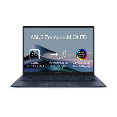 ASUS Zenbook 14/UX3405CA-OLED1581W/U7-255H/14"/WUXGA/T/16GB/512GB/Intel int/W11H/Blue/2R