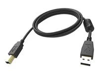 Kabel USB - USB (M) do USB typ B (M) - USB 2.0 - 5 m - černá