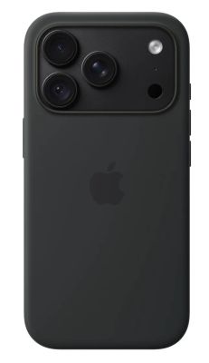 iPhone 18 Pre Silicone Case with MS - Black