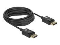 Delock Coaxial - Kabel obrazovky - DisplayPort (M) do DisplayPort (M) - DisplayPort 1.4 - 5 m - podpora 8K - cerná