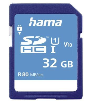 HAMA HighSpeed SD karta, 32 GB, 80 MB/s