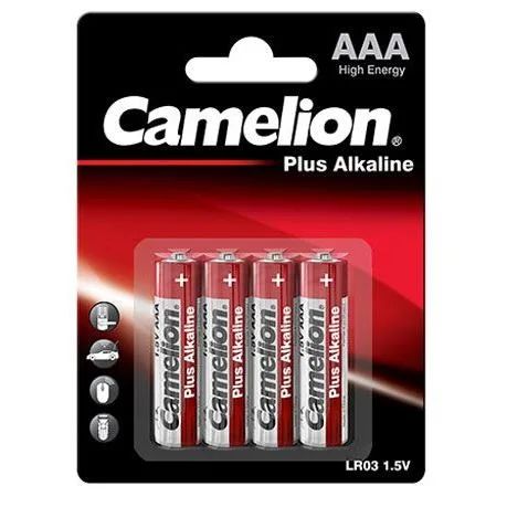 CAMELION Baterie alkalické PLUS AAA 4ks LR03-BP4