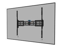 Montážní sada (montáž na zeď) - těžký provoz - pro plochý panel - pevný - uzamykatelný - černá - velikost obrazovky: 55"-115"