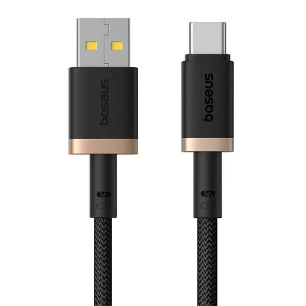 Baseus Rychlonabíjecí kabel Dura USB/USB-C 1m 60W černo zlatý