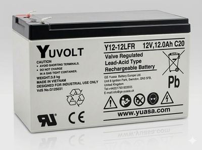 Yuasa YUVOLT Y12-12FR F2 VdS (12V; 12Ah)