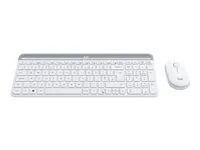 Slim Keyboard+Mouse Combo MK470 WHITE