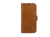 Pouzdro s klopou pro mobilní telefon - kůže full-grain - bronz - pro Apple iPhone 15 Plus