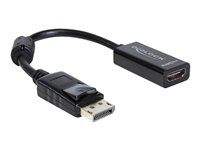 Video adaptér - DisplayPort s piny (male) do HDMI se zdířkami (female) - 12.5 cm