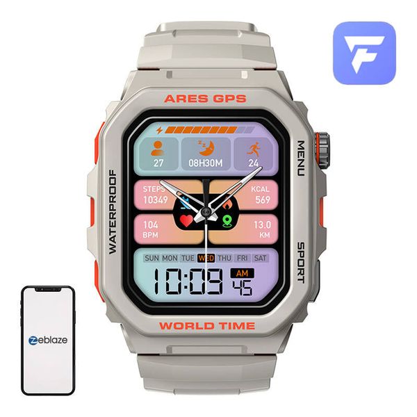 Hodinky ZEBLAZE Ares GPS White
