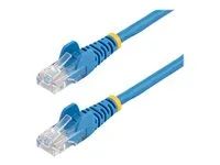 Patch kabel - RJ-45 (M) do RJ-45 (M) - UTP - CAT 5e - provedení bez hrbolků - modrá