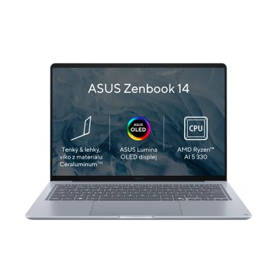 ASUS Zenbook 14/UX3480KA-OLED015W/AI5-330/14''/WUXGA/16GB/512GB/AMD int/W11H/Blue/2R