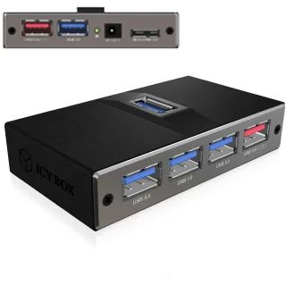 RaidSonic ICY BOX IB-AC617, 7 Port USB 3.0 Hub