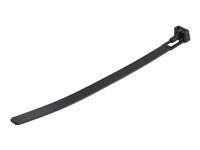 6  Reusable Cable Ties Nylon 100 Pack - CBMZTRB6BK