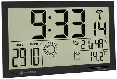Nástěnné hodiny Bresser MyTime Jumbo LCD