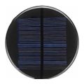 Solární panel mini 5V/110mA, polykrystalický, průměr 90mm