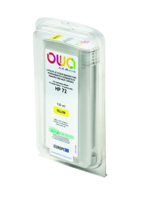 OWA Armor ink-jet kompatibilní s HP DJ T1100 yellow, 130ml, kom.s C9373A