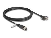 M12 Cable A-coded 8 pin female to RJ45 p
