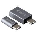 Adaptér YENKEE YTC 021 USB C na Micro USB, USB A