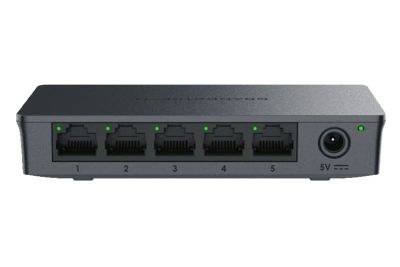 Grandstream GWN7700 Unmanaged Network Switch 5x 1Gbps, QoS, IGMP