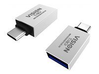 USB adaptér - USB-C (M) do USB typ A (F) - USB 3.1 Gen 2 - bílá