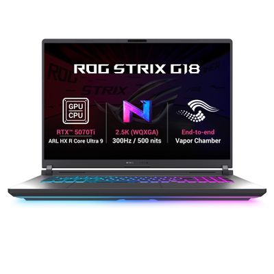 ASUS ROG Strix G18/G815LR-TT346Z/U9-290HXPLUS/18"/2560x1600/32GB/1TB/RTX 5070Ti/bez OS/Gray/2R