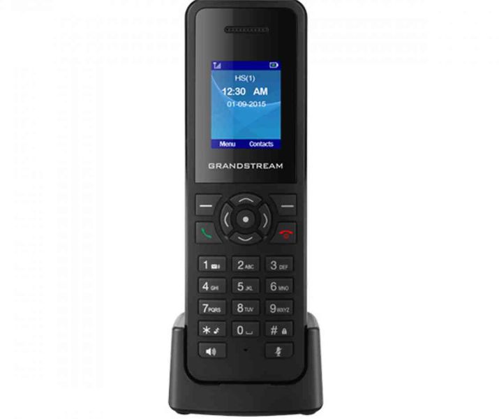 Grandstream DP720, ručka k DP750, 1,8" LCD bar. displej, 3.5mm jack, Micro-USB, až 3cestná konf.