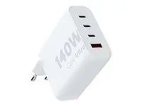 Síťový adaptér - GaN2 Ultra - 140 watt - QC 3.0, napájení Power Delivery 3.1 - 4 výstupní konektory (USB, 3 x USB-C)