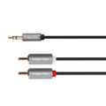 Kabel Jack 3.5mm stereo/2x Cinch 5m KRUGER & MATZ KM1217 Basic