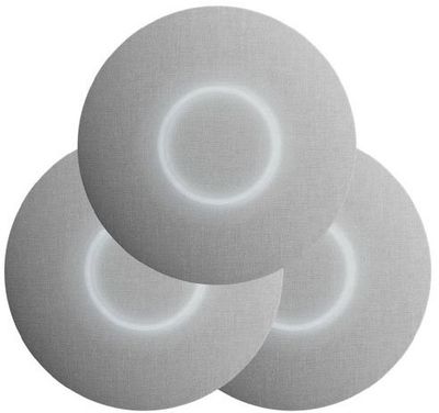 Ubiquiti kryt pro UAP-nanoHD, U6 Lite a U6+, motiv tkaniny, 3 kusy