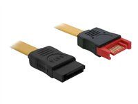 Prodlužovací kabel SATA - Serial ATA 150/300/600 - SATA (M) do SATA (F) - 30 cm - přímý konektor - žlutá