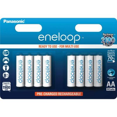 Panasonic Eneloop AA baterie 1900mAh nabíjecí Ni-MH 16 kusů