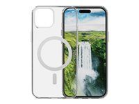 Zadní kryt pro mobilní telefon - kompatibilita s MagSafe - D3O, plast - průsvitná - pro Apple iPhone 13, 14, 15, 16e, 17e