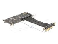 Adapter PCIe 3.0 x4 male 90° angled to M