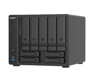QNAP TS-h966TX-8G (i3 6core, ZFS, 8GB RAM, 5x 3,5'' SATA + 4x 2,5'' U.2, 2x 2,5GbE, 2x Thunderbolt 4)