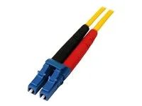 Startech 1m Fiber Optic Cable - Single-Mode Duplex 9/125 - LSZH - LC/LC - OS1 - LC to LC Fiber Patch Cable (SMFIBLCLC1) - Patch kabel - jednoduchý režim LC (M) do jednoduchý režim LC (M) - 1 m - 1 m - optické vlákno - duplex - 9 / 125 mikron - OS1 - lisovaný - žlutá - pro P/N: SFP100BBXDST, SFP100BBXUST, SFP10GBBXDST, SFP10GBBXUST, SFP10GBLRST, SFP10GBZRST