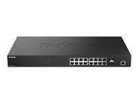 D-Link DMS-1250-18 - Prepínac - L2+ - inteligentní - 18 x 10/100/1000/2.5G + 2 x 10 Gigabit SFP+ - desktop