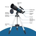 (CZ) Hvězdářský dalekohled Levenhuk Discovery Sky Trip ST80 s knížkou