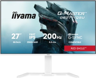 iiyama G-Master/GB2771QSU-W1/27"/IPS/QHD/200Hz/0,5ms/Bílá/3R