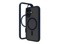 Zadní kryt pro mobilní telefon - kompatibilita s MagSafe - plast - modrá, čirá zadní strana - pro Apple iPhone 16