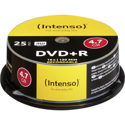 INTENSO DVD+R Cake Case 4,7GB 25ks