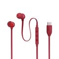 JBL Tune 310 USB-C, Sluchátka, červená