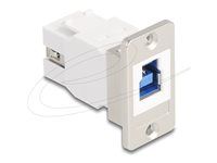 Panel Mount USB 5 Gbps Type-B female to