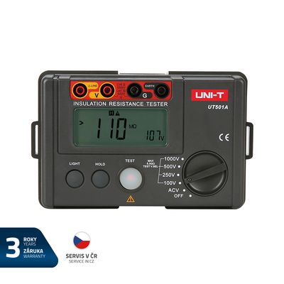 Tester izolačního odporu UNI-T UT501A