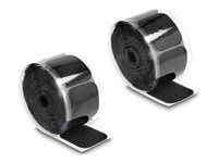 Hook-and-loop pad on roll self-adhesive