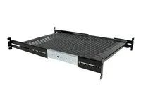 2U - 20 to 30in Adjustable Mounting Depth - Vented - Server Rack Cabinet Shelf - 24in Deep - Police skříně - 1U - 19" - pro P/N: RK1233BKM, RK2433BKM, RK2537BKM, RK3236BKF, RK4236BKB, RK4242BK24, RK4242BK30