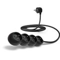 CONNECT IT 4 PowerRex, prodlužovací kabel, 4x FR, 3m, černá