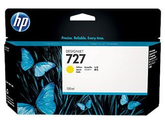 HP no 727 - žlutá inkoustová kazeta velká, B3P21A