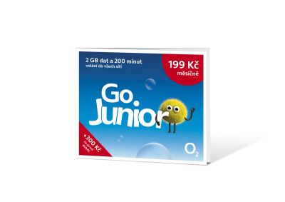 O2 Předplacená karta Go Junior