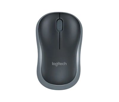 Logitech M185 nano/Kancelářská/Optická/1 000 DPI/Bezdrátová USB/Šedá